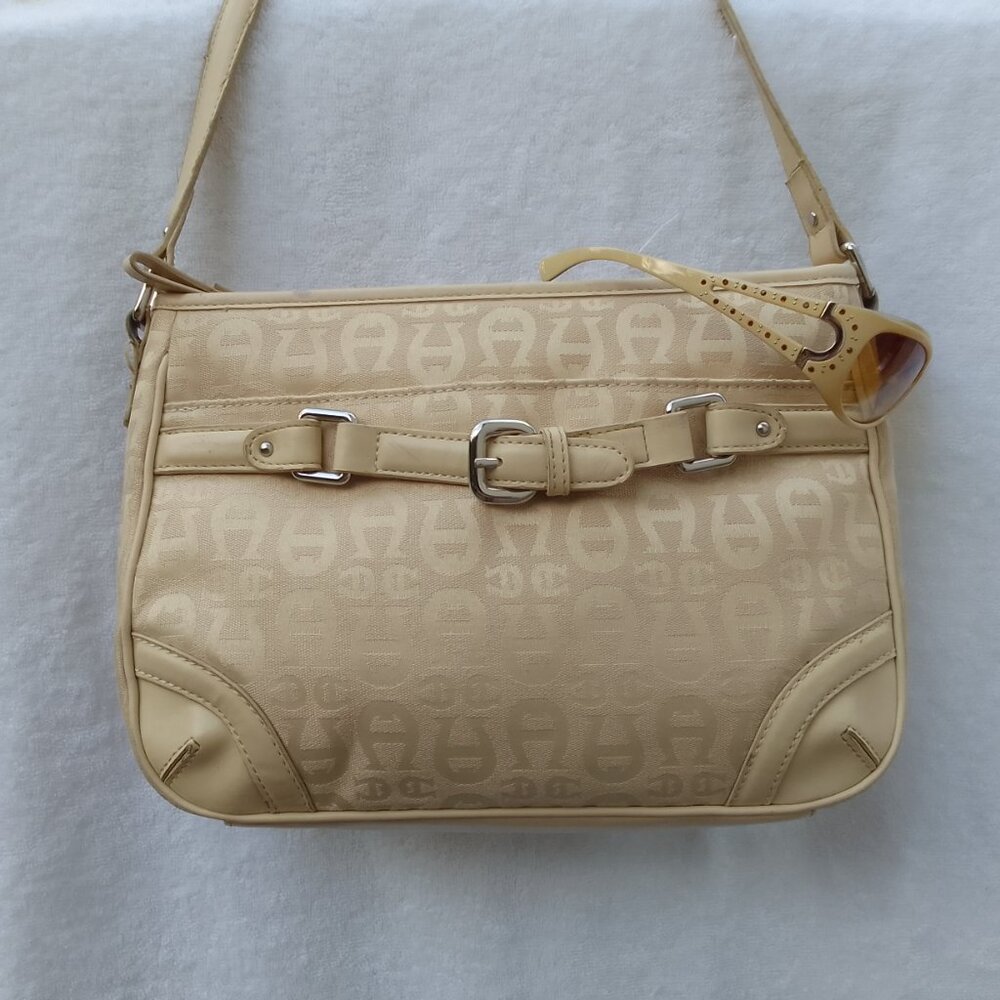 Bundle Etienne Aigner Satchel & Matching Nice Sun… - image 4